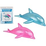 浮き輪 スイムリング 浮き具 フロート ドルフィン イルカ いるか ヒレを押すと音が鳴ります（ブルー又はピンク）