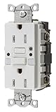 Bryant Electric GFTRST15WNL 15 Amp, 125V, Commercial/Residential Self Test Tamper-Resistant Duplex G