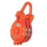 ヤーディングブロック シャックル型 YB100×2 2車 車径100mm 耐荷重 1t 溝幅12mm 全長235mm 全幅121mm スリーエッチ HHH H