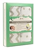 Ely's & Co. Kid's Waterproof Pack n Play Portable Mini Crib Sheet with Mattress Pad Cover Protection