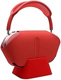 充電スタンド Airpods Maxに対応、 Airpods Max用シリコン充電スタンド 、デスクヘッドフォンホルダー、Airpods Maxと互換性のある充電スタンド、 Airpods Max 用 シリコンゲル充電ベース、取り外し可能な充電ステーションと、Airpods Max用ドック（赤）