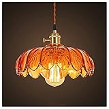 ペンダントライト、ステンドグラスのランプシェード、ベッドルームのための調節可能な吊りランプの天井の備品ダイニングルームリビングルームCorridor Cafe Barレストランオフィス,イエロー