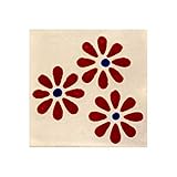 【ノーブランド品】[3月下旬頃～]メキシカンタイル10ｃｍ角6枚セット R2037