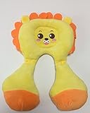 kmafm 赤ちゃん 枕 クッション マット ガード 旅行 グッズ トラベル ピロー車 ベビーカー (ライオン)