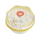 uxcell オイルレベルサイトグラス　エアーコンプレッサーフィッティング　20mm メースねじ ダイヤ