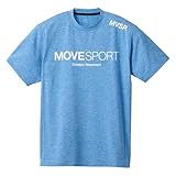 [ムーブスポーツ] 半袖Tシャツ デサント SUNSCREEN TOUGH ソフトハイゲージ ショートスリーブシャツ ストレッチ、吸汗速乾、UPF50+、サンスクリーン、TOUGH BLM