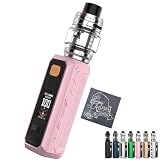 【爆煙】Vaporesso ARMOUR ULTRA Kit｜ベポレッソ アーマー ウルトラ｜5500mAh内蔵バッテリー｜IP68/IP69K 防塵防水・耐衝撃設計｜FlavorKitchenオリジナルクロス付属｜VAPE ベイプ 電子タバコ スターターキット (Light Pink)
