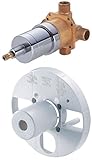 Danze D115000BT Single Control Pressure Balance Mixing Valve Less Screwdriver Stops [並行輸入品]
