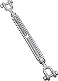 Stanley Nationalハードウェア3276bc 1 / 2 " x 9 "亜鉛メッキアゴ/アゴターンバックル
