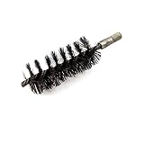 uxcell 鋼電線管　ブラシクリーニングツール　スチール＆メタル　110mmブラシの毛の長さ