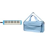 YAMAHA ヤマハ PIANICA ピアニカ 32鍵 ブルー P-32E + KC 鍵盤ハーモニカバッグ[Sky Blue] 付属セット