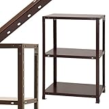 スマートラック NSTR-334 幅60×奥行30×高さ90cm 3段 ブラウン 40㎏/段