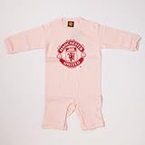 マンチェスター･ユナイテッド　長袖ロンパース（ピンク）