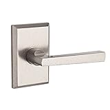 Baldwin HDTAPLRSR492 Reserve Half Dummy Taper with Rustic Square Rose, White Bronze Finish, Left Han