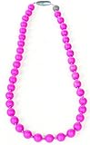 Itzy Ritzy Teething Happens Silicone Jewelry Baby Teething Necklace Bead, Pink by Itzy Ritzy
