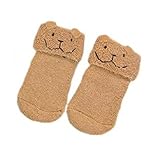 【オーガニックコットン】オーガニックパイルベビーソックス　くま