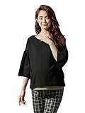 Angeliebe エンジェリーベ マタニティ 授乳口付き フレア スリーブ トップス 妊婦服 産前 産後 フリー ブラック 21539 21539400