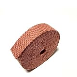 ECOKIJI(エコキジ)薄手 カバンテープ 厚み約1.4mm 綿ぽいポリエステル(幅25mm(長さ5m)くすみピンク(KTS25P5)