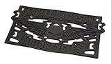 Harley-Davidson Winged Skull Entry Mat Black Rubberハーレーダビッドソンウィングドスカルエントリーマットブラックラバー [並行輸入品]