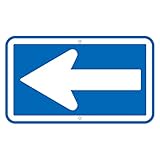 緑十字 道路標識 道路326 一方通行 133240