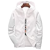 (アーケード) ARCADE 春 ウィンドブレーカー メンズ レディース 男女兼用 マウンテンパーカー ブルゾン 6XL(日本4XLサイズ相当) ホワイト