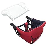 ヴィータ テーブルチェア＆専用トレイセット | ベビーチェア 椅子 折りたたみ テーブルチェア ロイヤルレッド(B984-SET-S2)