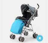 kishiya　フットマフ　ベビーカー用　おでかけ　防寒対策　 (青)