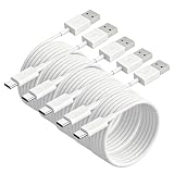 USB Cケーブル 3m 5本セット POTRRCIUSUER USB-A to USB-C 最大3A 充電 データ転送 USB2.0 480Mbps 柔らかいTPE 断線防止 タイプc ケーブル 3m Type-Cコード 映像出力非対応