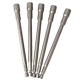 5/16-Inch SAE Hex x 6" Extra Long Magnetic Nut Driver Setter (5-Pack) [並行輸入品]