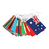 Sosoport 世界 旗 バナー 国 旗 の 世界 国際 旗 200 国 小さな 国家 旗 バナー