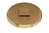 Oatey 42374 185 Brass Cleanout Plug, 4-Inch by Oatey