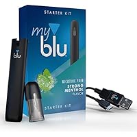 myblu スターターキット 【本体（バッテリー部分）、ストロングメンソールポッド（１個）、充電用USBケーブル】