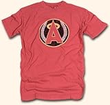 Los Angeles Angels of Anaheim Big AレトロロゴTシャツby赤ジャケット XL レッド