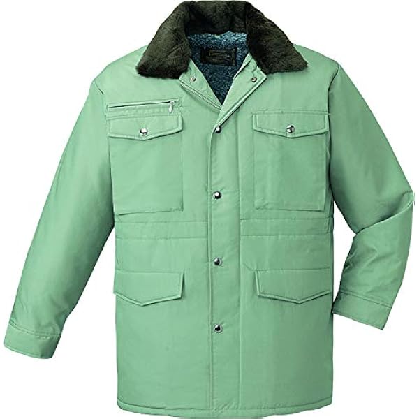 Amazon.co.jp: 自重堂 7800 防寒コート(フード付) M アースグリーン