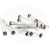 Yiteng　GL5537 5mm フォトレジスタ　光感応抵抗 光電スイッチ 光検出器　20個