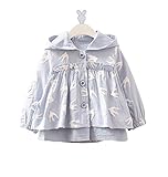 (チェリーレッド) CherryRed 子供服 子供コート キッズコート アウター トレンチコート 防風 保温 可愛い 120 ブルー