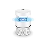 SAREYFLY 蚊取り器 UV光源吸引式捕蚊器 USB給電式 LEDライト 可愛い 超静音 無放射 無害 ベビー、妊婦にも安全 吸込み式 薬剤不要 台所 居間 寝室 オフィス 省エネ (ホワイト)