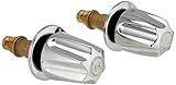 Pfister 2-Handle Tub & Shower Faucet with Metal Verve Knob Handles, Polished Chrome [並行輸入品]