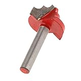 Baosity 木工用　ルータービット　6mmチシャンク　Ogeeカッター　キャビネット　6x26mm　レッド