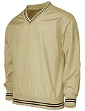 BCPOLOメンズカジュアルウインドブレーカーVネック風防シャツ長袖スポーツウェア-beige...