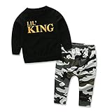 サクララ（Sakulala) ベビー服 可愛い上下セット 子供 迷彩服 セットアップ 赤ちゃん 男の子 女の子 ブラウス シャツ ロングパンツ キッズ おしゃれ 出産お祝い 記念日 プレゼント