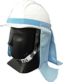 クールDEすだれ　～ヘルメットの上から簡単装着！～