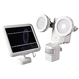 XEPA PSO1W Motion Activated Solar Powered LED Security Light, White [並行輸入品]