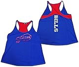 Buffalo Billsレディースベビージャージーレーサーバックタンクトップ L ブルー