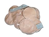 Waterproof Bamboo Nursing Pads - Pale Orange (12 Pieces) by "BubuBibi" by BubuBibi [並行輸入品]