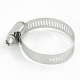 uxcell　強力ホースバンド　ホースクランプ　フープリングウォームギヤ　調節可能　21-44mm