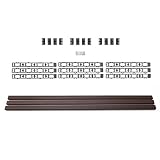 NewTechWood daf-trim-wn deck-a-floorトリム、2インチx 1-feet語、スペイン語ウォールナット