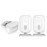 SunniMix 全2種類選べる　自動　ドアベル　商業　オフィス　歓迎チャイム　 - 1赤外線+ 2レシーバー