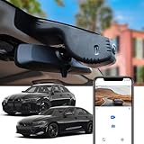 Fitcamx 4K ドライブレコーダー BMW 3シリーズ 専用(HD2-6308) 2020-2024年モデル M3 G20 G21 G28 G80 G81 純正品のような見た目 フロントのみ 2160p UHD ビデオ品質 ループ録画機能 Wi-Fi Gセンサー プラグアンドプレイ 車載カメラ 64GBのメモリーカード付き