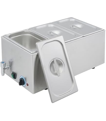 Amazon.co.jp: 業務用 電気式 フードウォーマー 湯煎式保温器 ワイドに